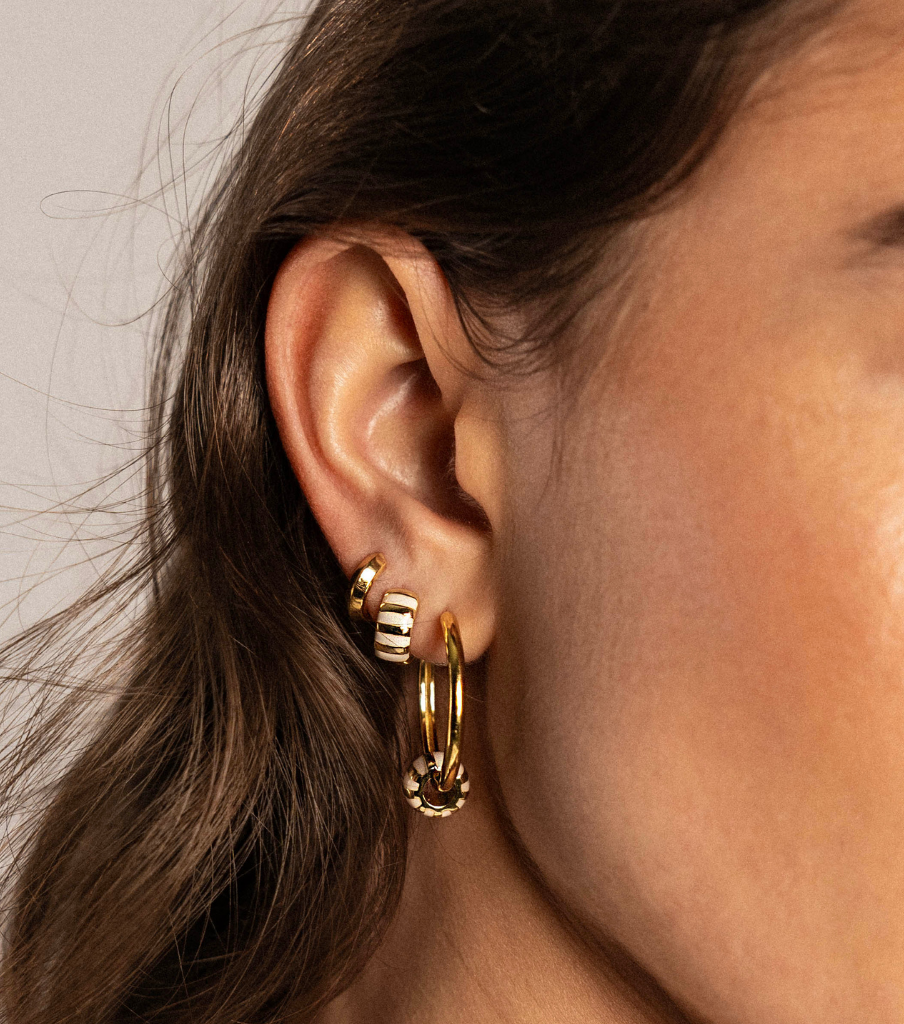 Oorbellen - shell click