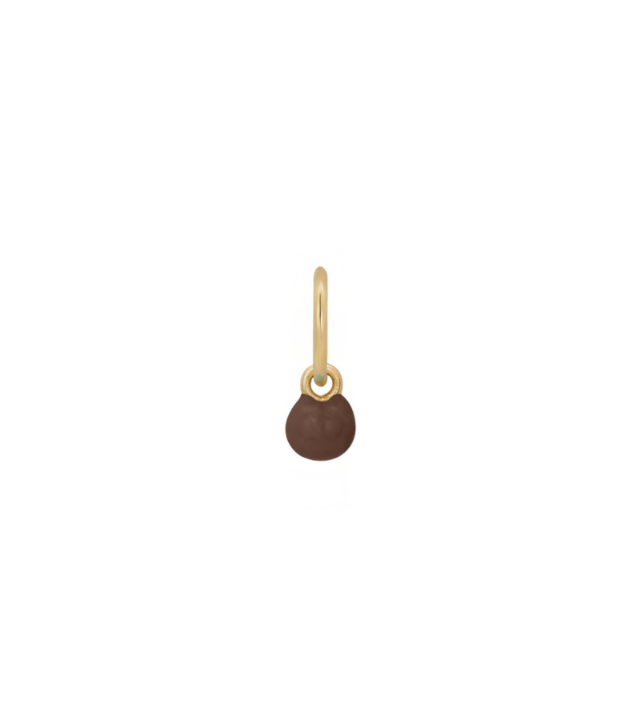 Chocolate dot charm
