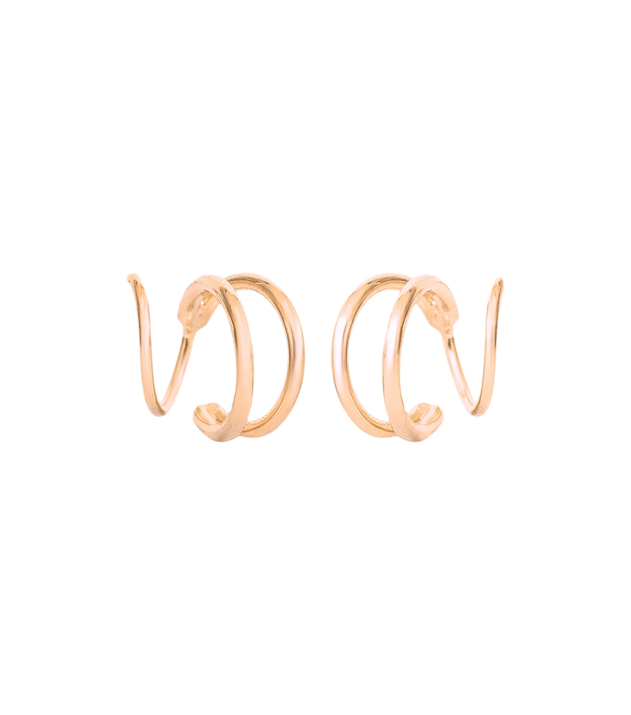 Earrings - trio twister