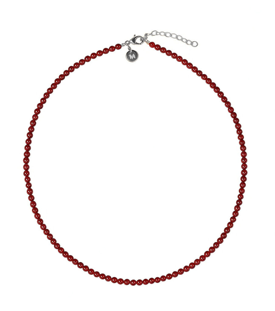 Ketting - red agate