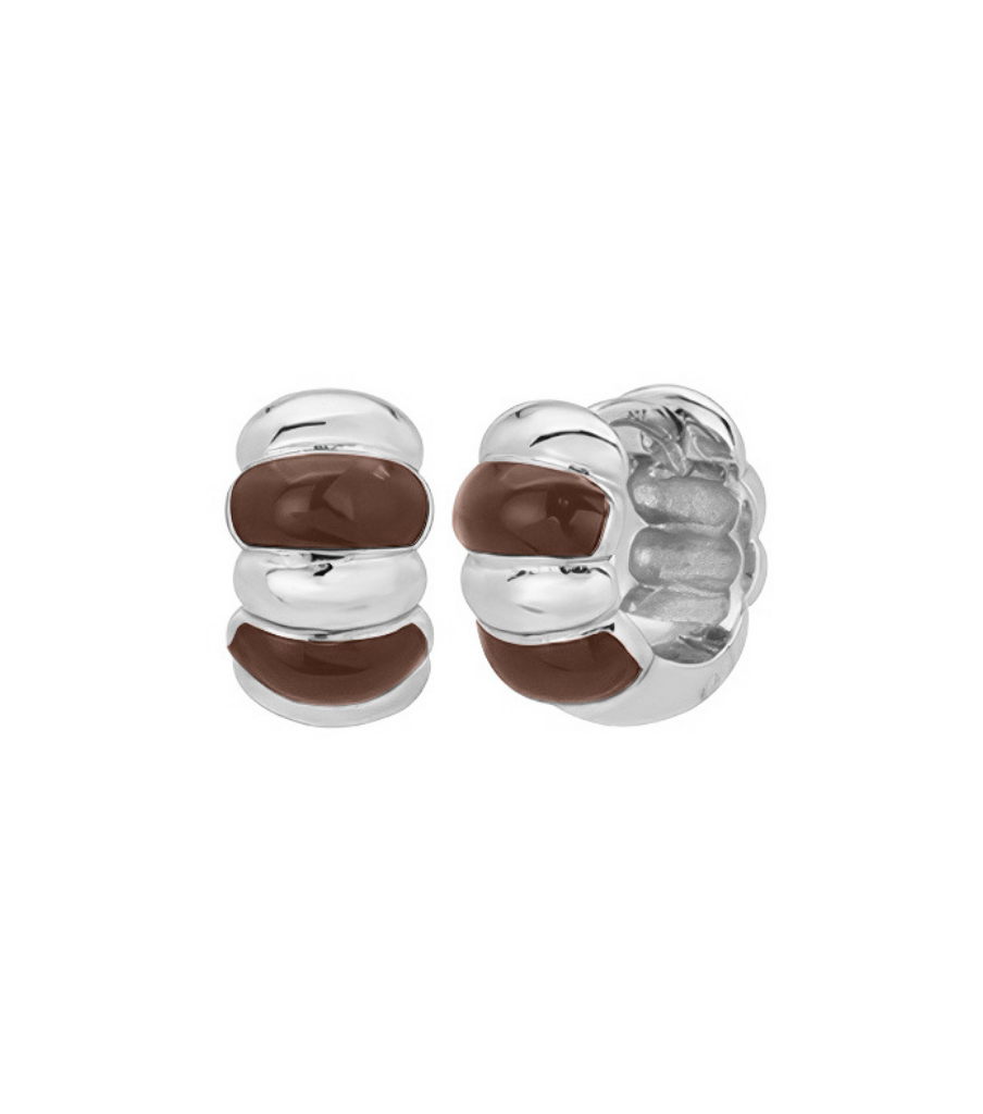 Oorbellen - chocolat click
