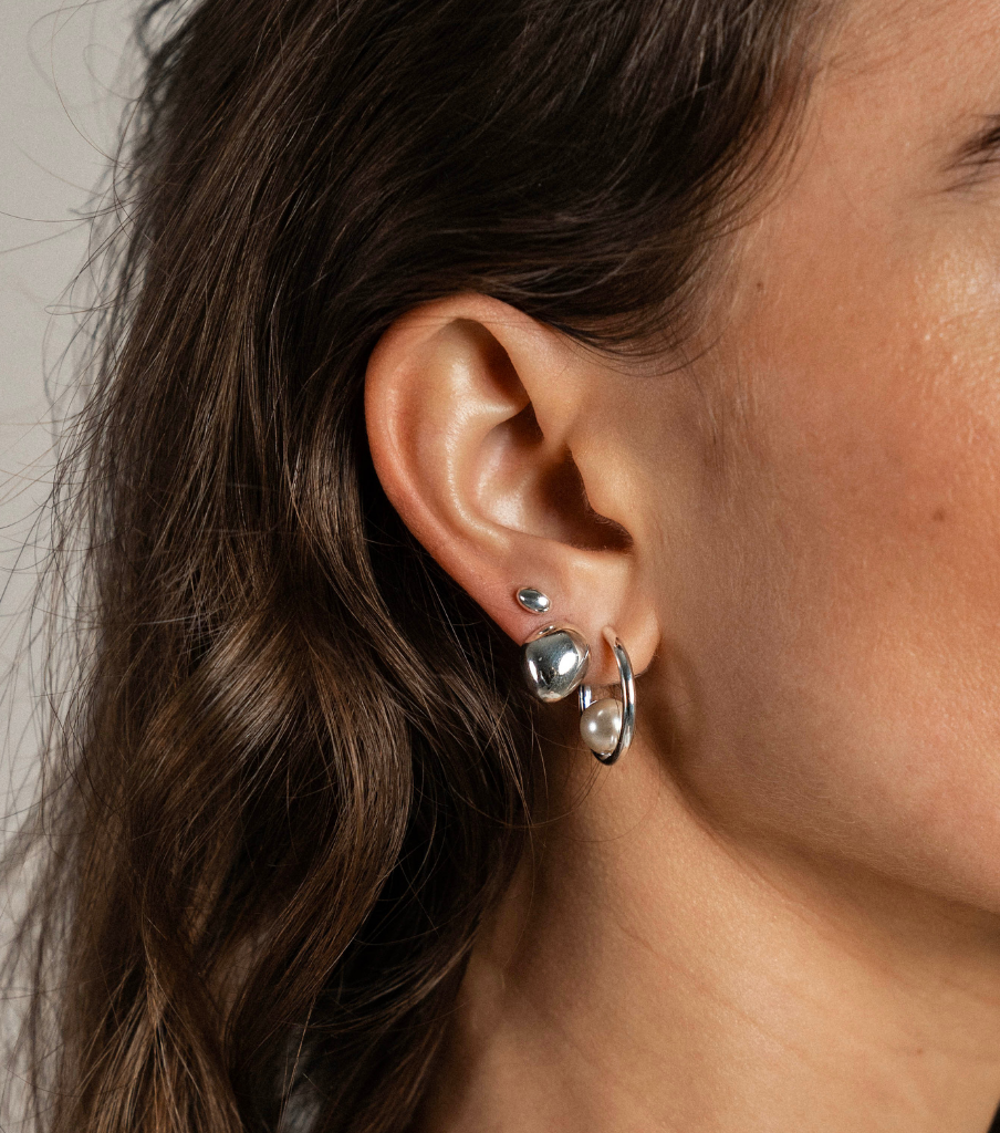 Oorbellen - gentle dome