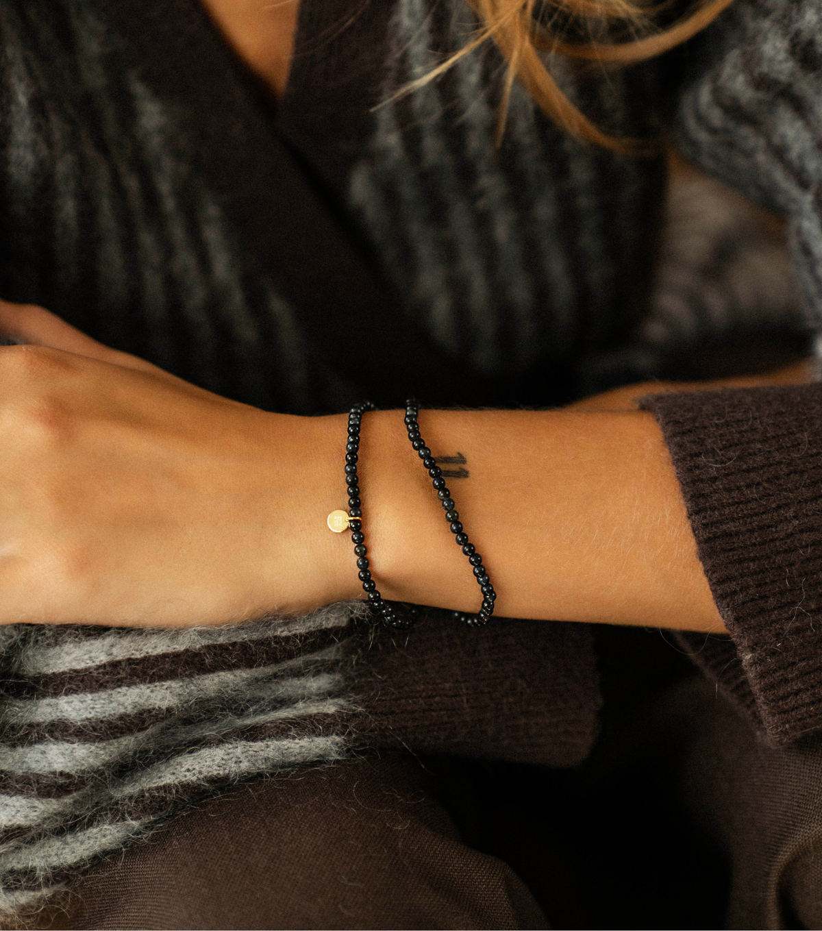 Armband - golden blue tiger eye