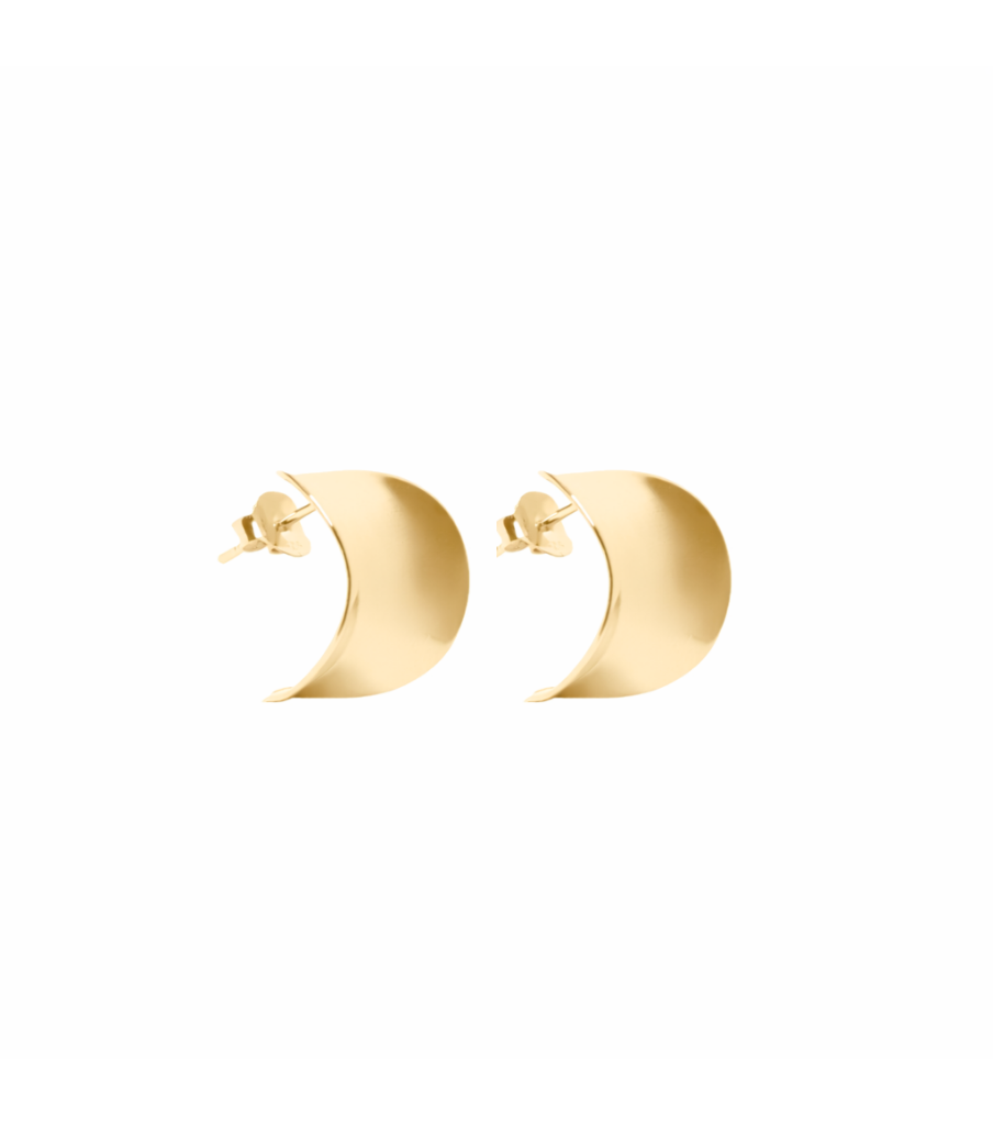 Oorbellen - sculpted curve