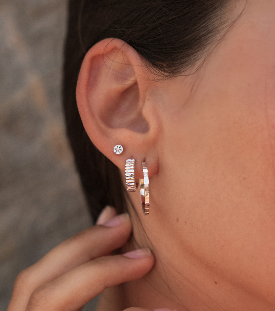 Earrings - striking stripes