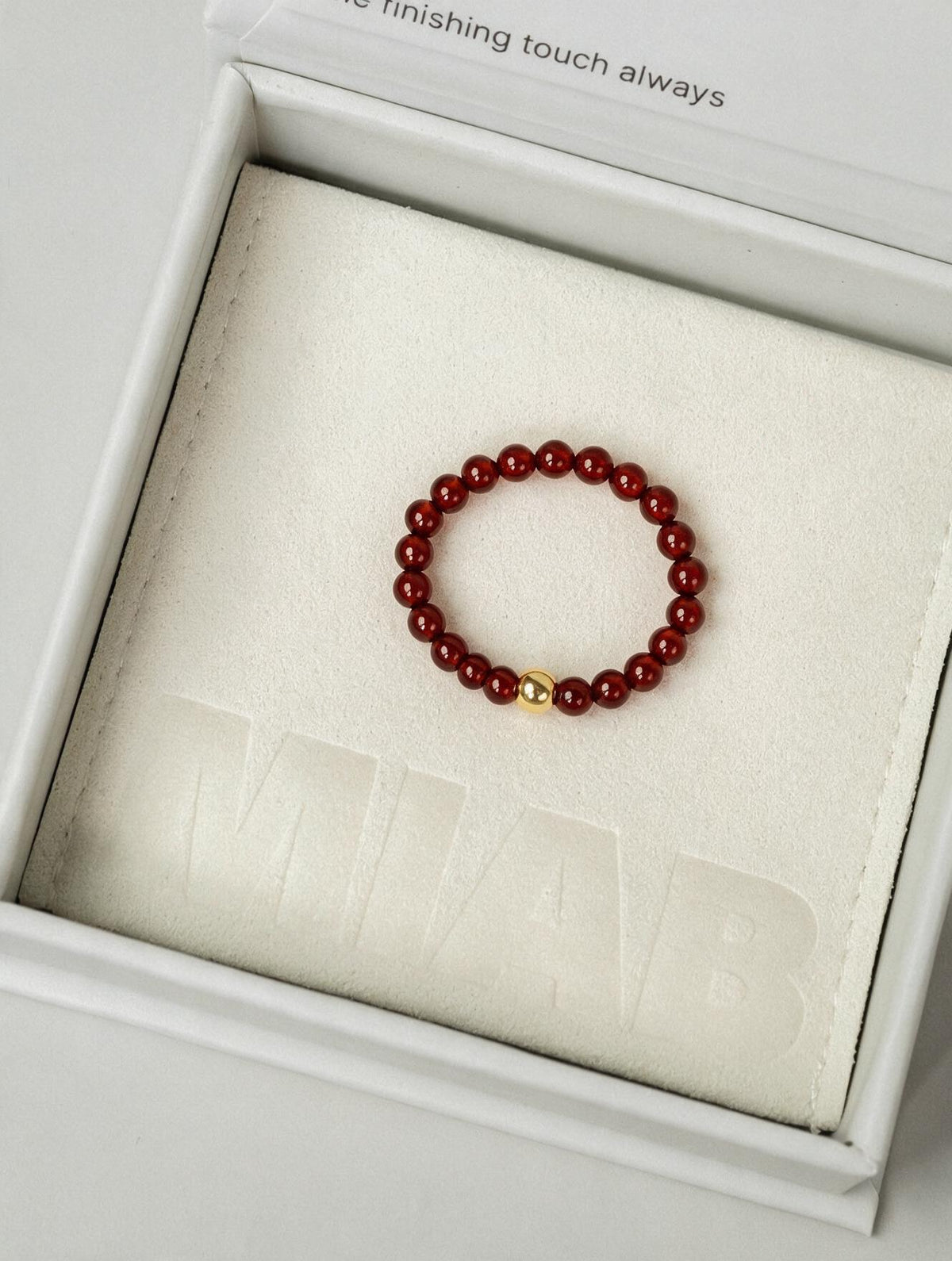 Ring - red agate