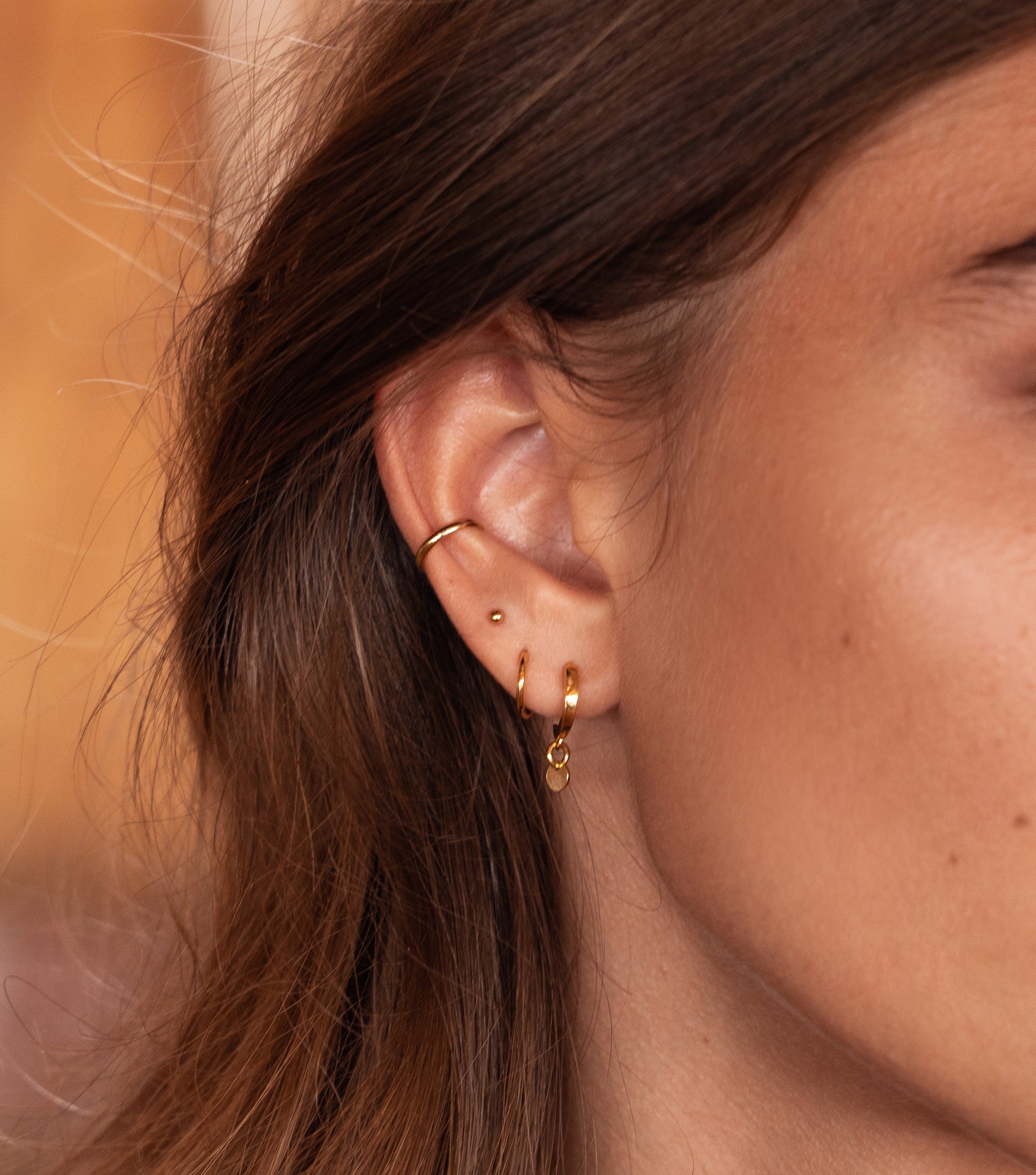 Twister swing earrings