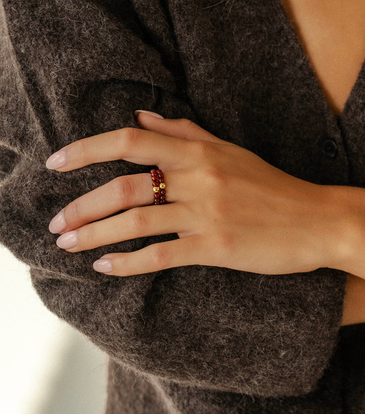Ring - red agate