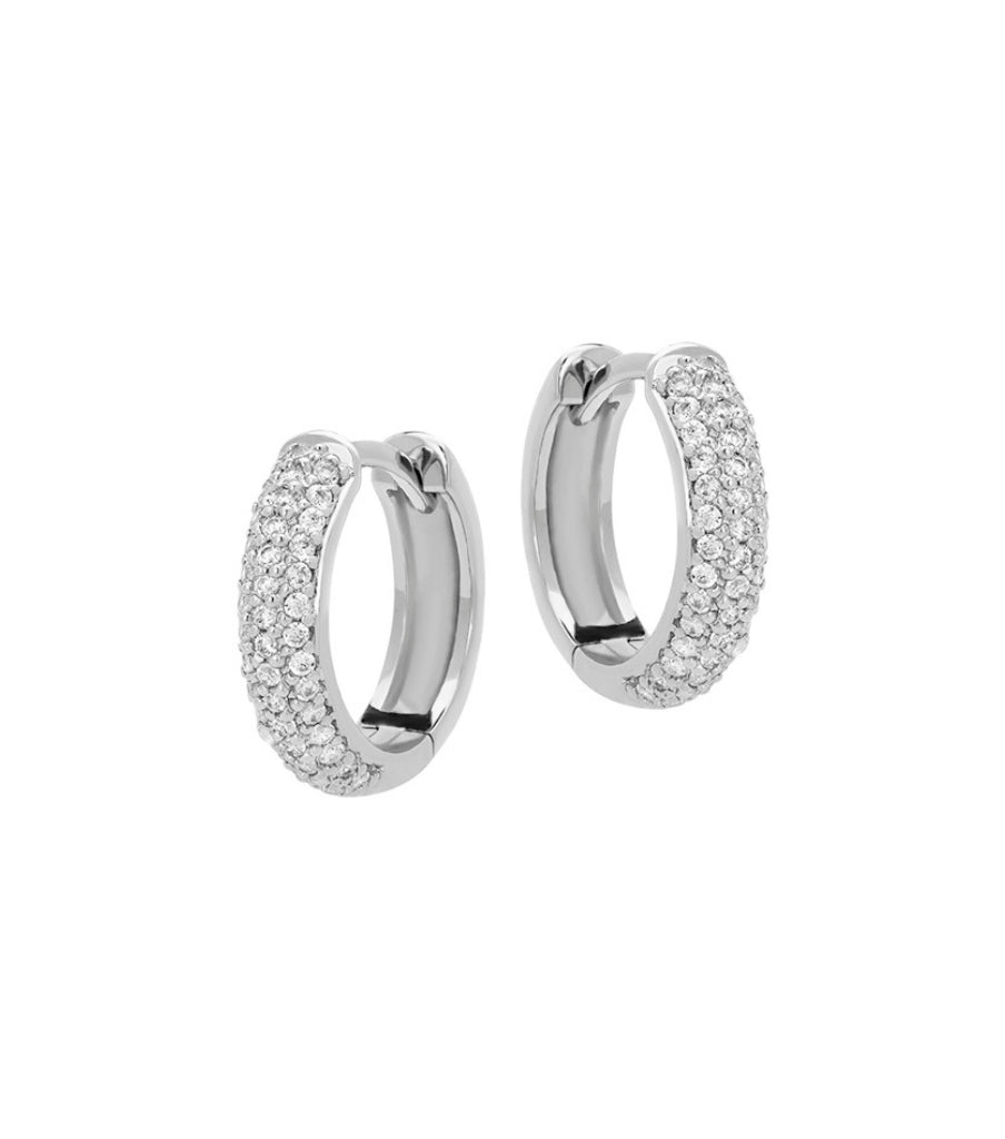 Earrings - pave click