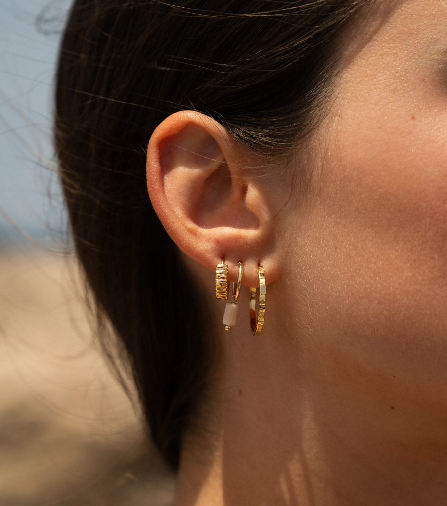 Earrings - large cheeky click 