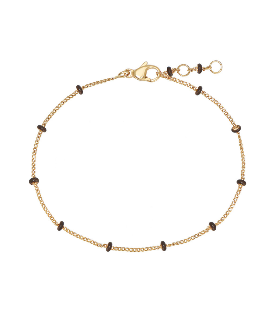 Armband - chocolat dot