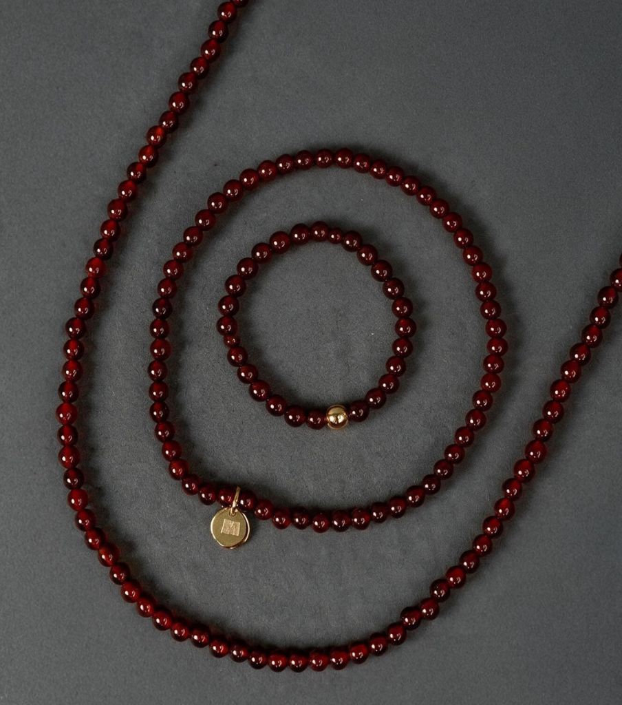 Armband - red agate