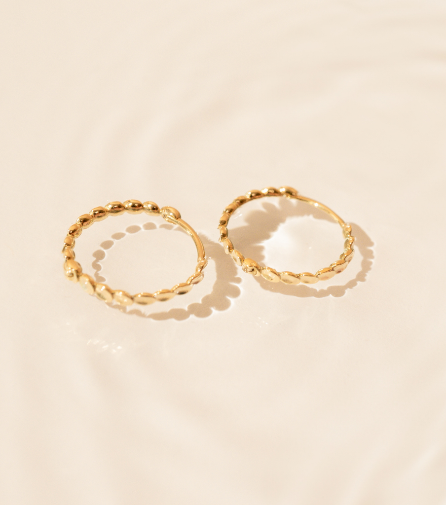 Earrings - overlap click