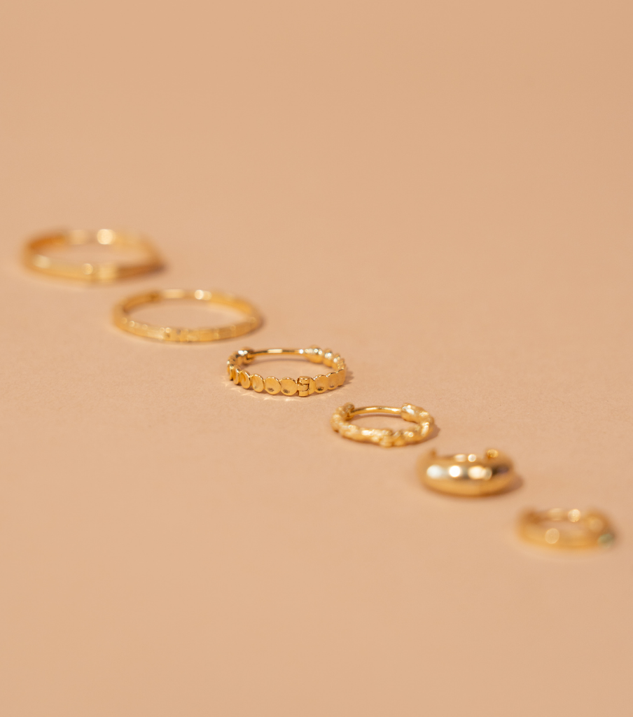 Earrings - overlap click