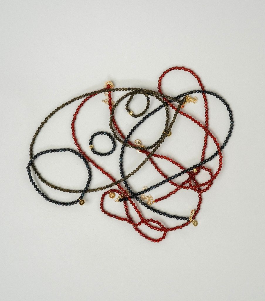 Ketting - red agate