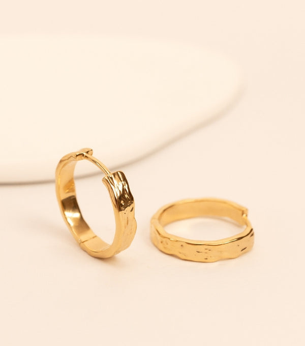 Earrings - ruffle click