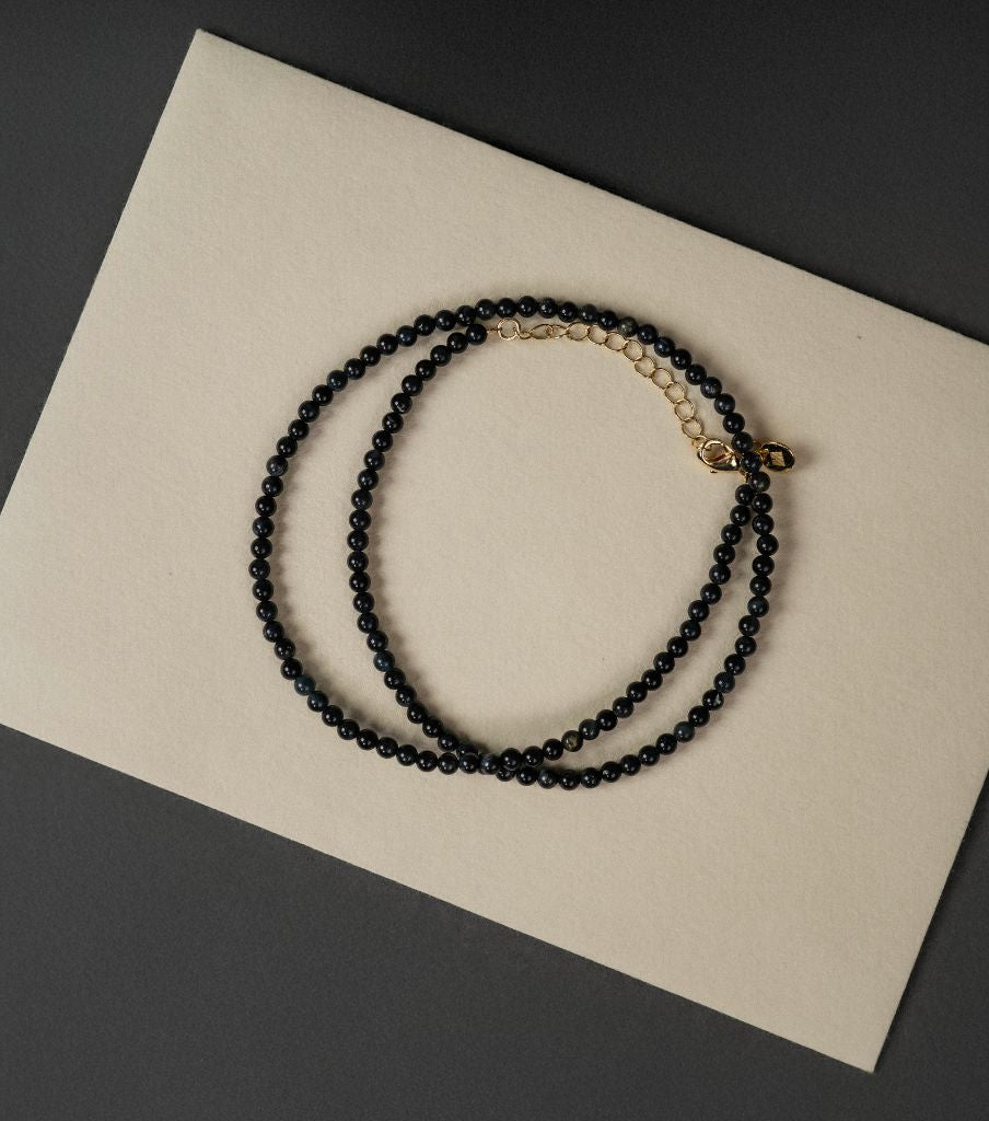 Ketting - golden blue tiger eye