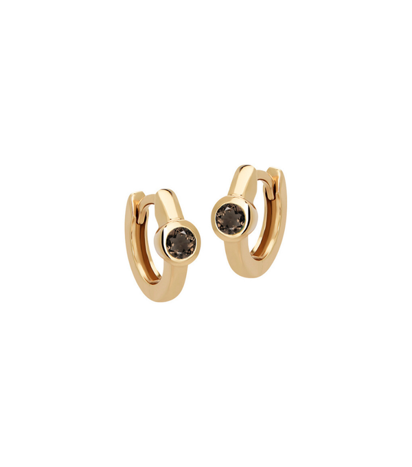 Earrings - smoky click