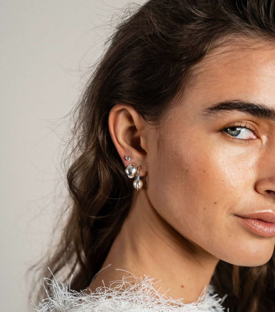 Oorbellen - gentle dome