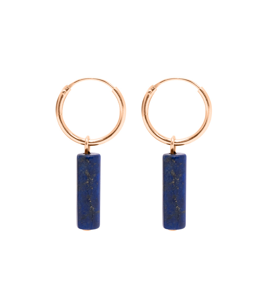 Earrings - rounds mystic tube