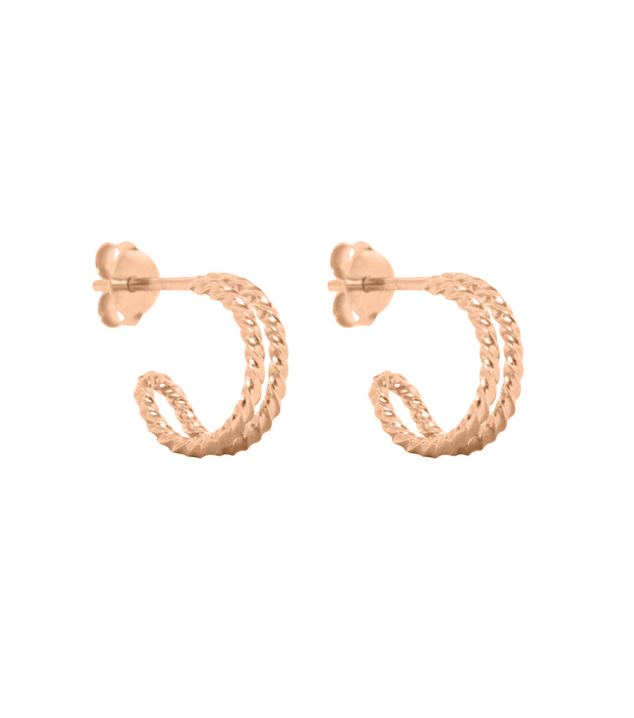 Earrings - twisted twinny