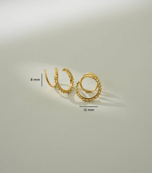 Earrings - bubbly twister