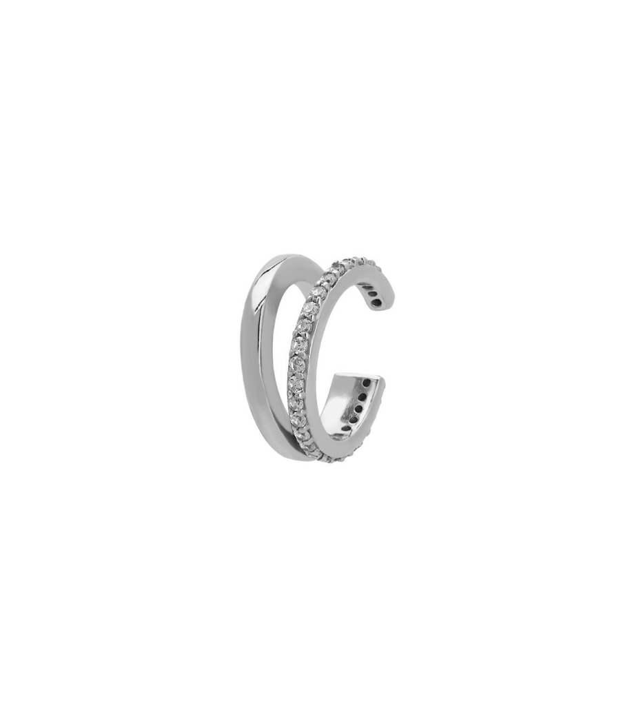 Oorbel - sparkly cuff - per stuk