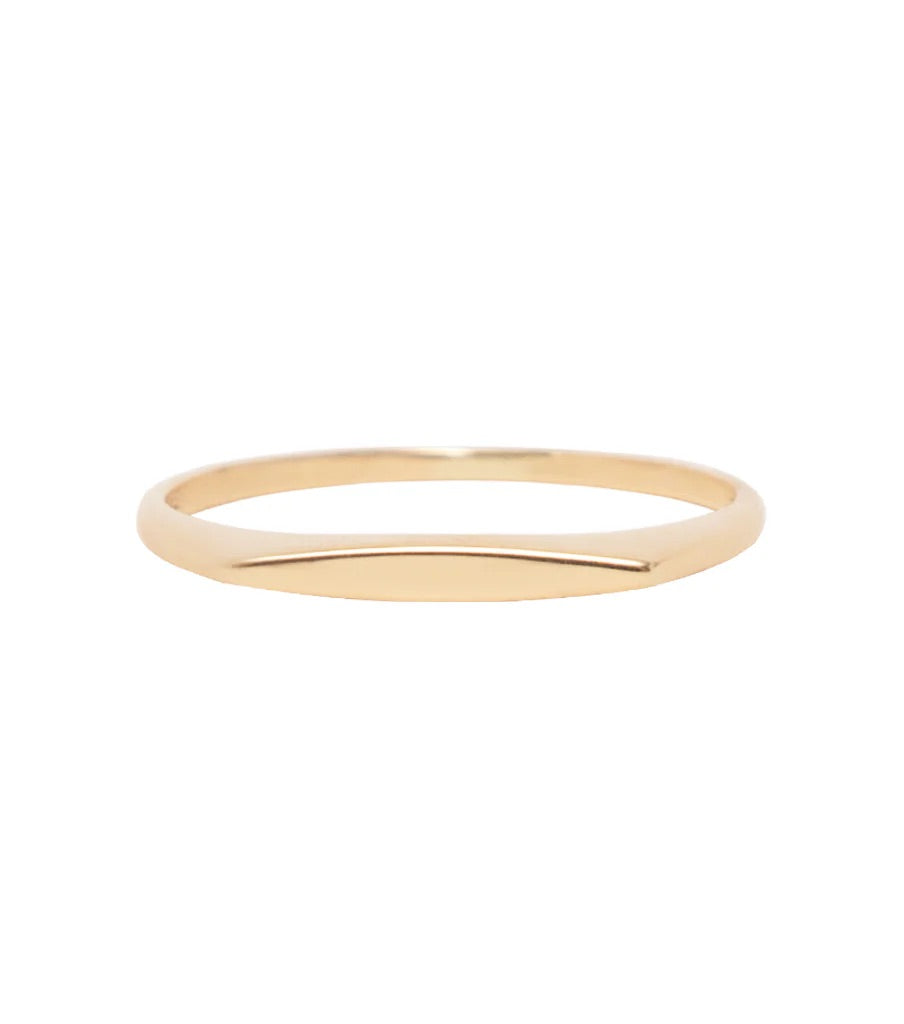 GOOD AS GOLD-Set – 2x Ringe aus massivem 14-karätigem Gold