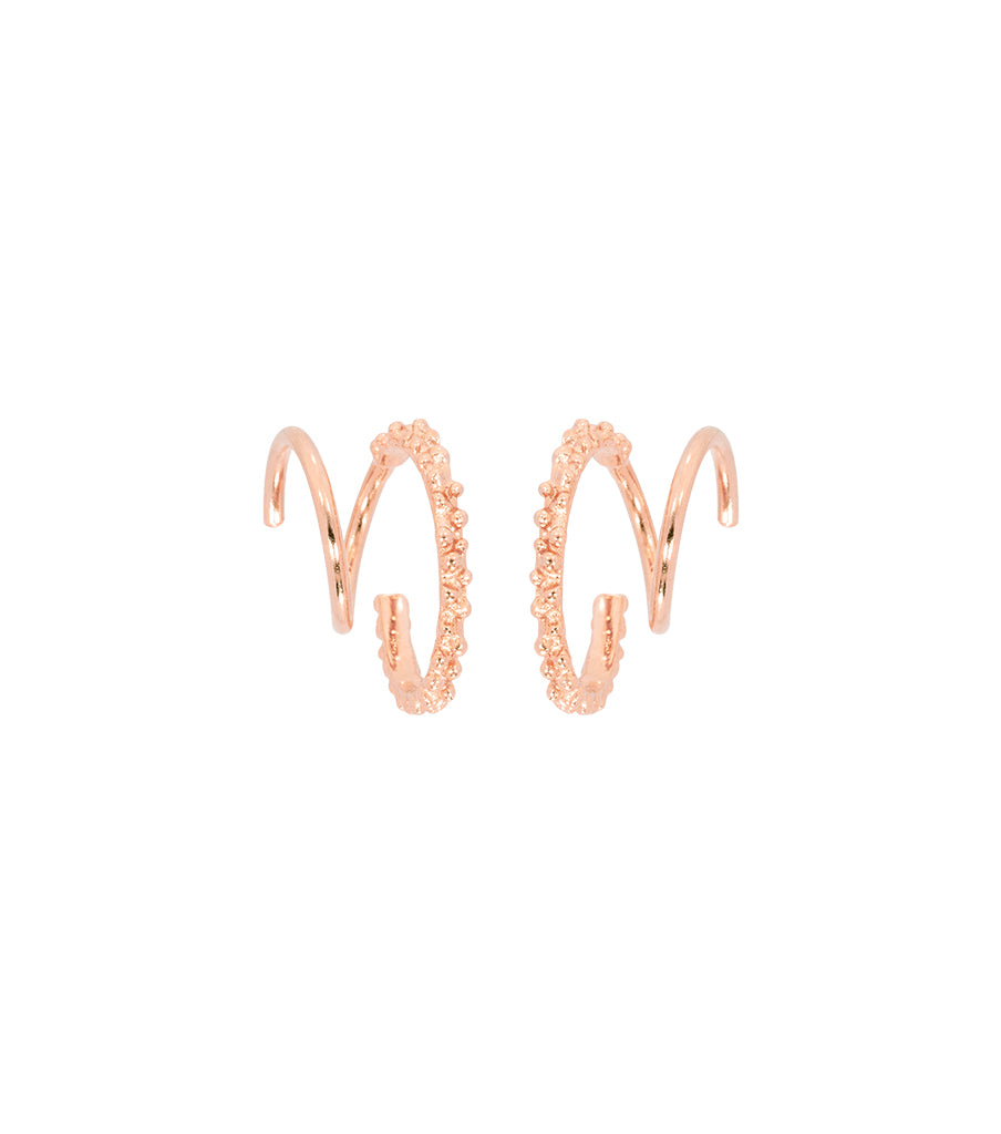 Bubbly twister earrings