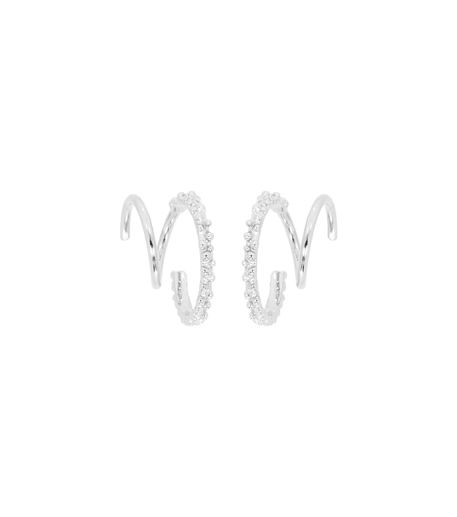 Bubbly twister earrings