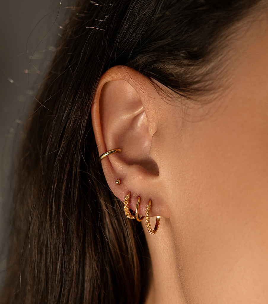 Oorbellen floral click - MIAB Jewels