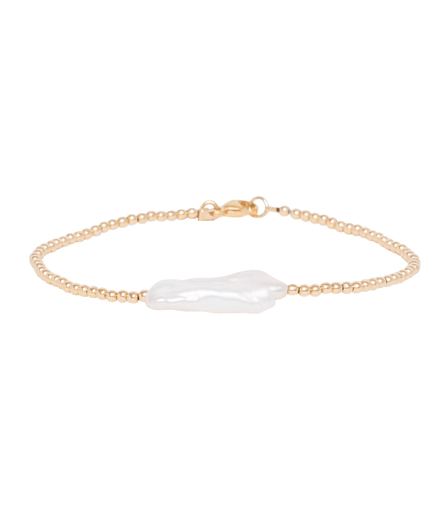 Armband - organic pearl