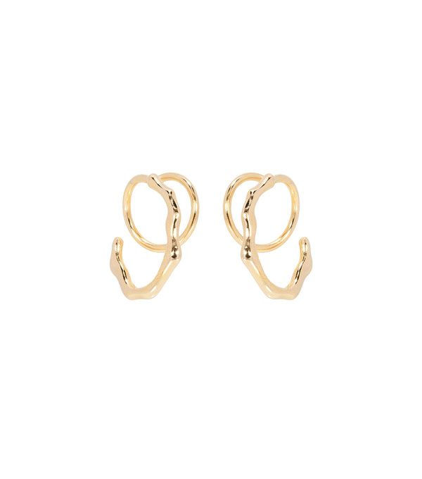 Earrings oval twister - MIAB Jewels