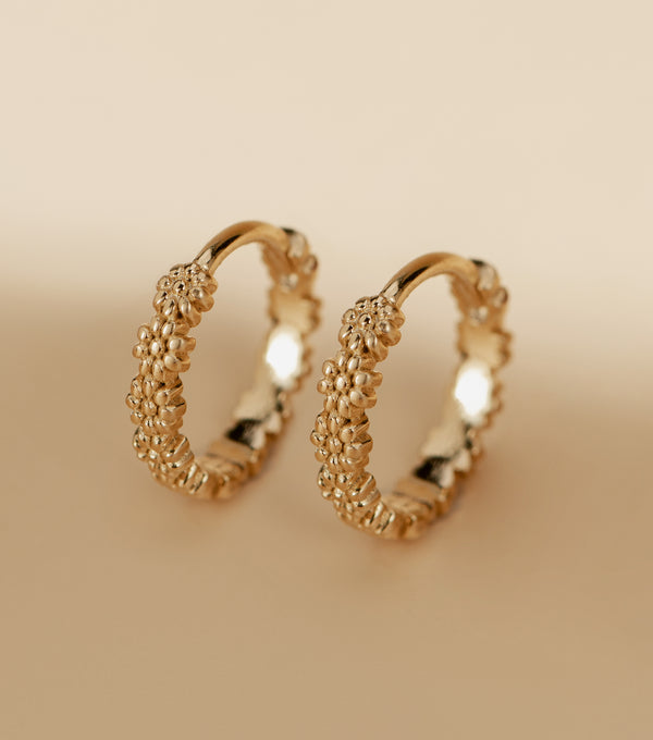 Earrings floral click